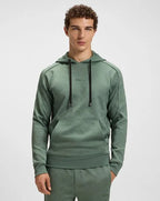 Sweat à capuche matelassé en jacquard