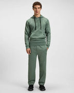 Sweat à capuche matelassé en jacquard